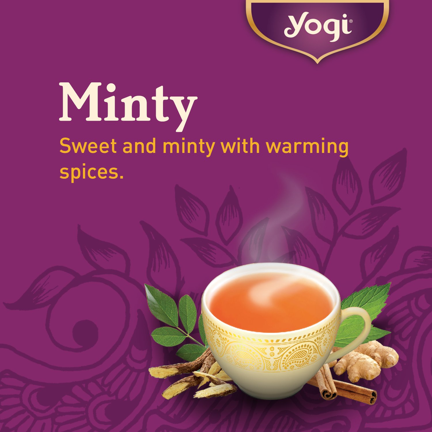 Yogi Tea Egyptian Licorice Mint, 6 Pack, 96 Tea Bags.
