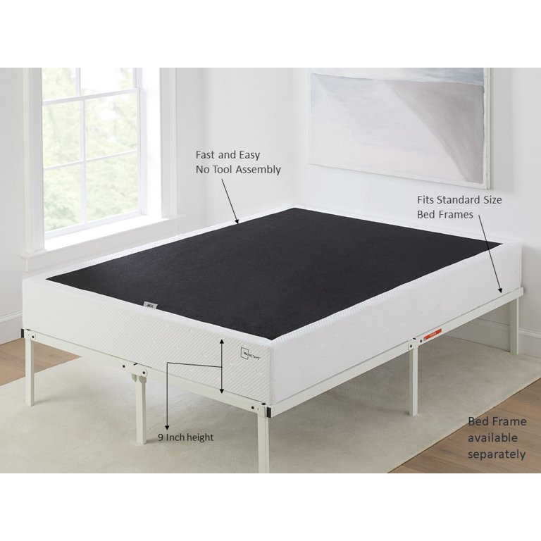 Mainstays 9" Easy Assembly Smart Box Spring, California King (Mattress