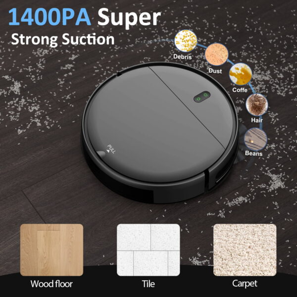ONSON Robot Vacuum Cleaner, 2 in 1 Mop Combo for Pet Hair, Voice