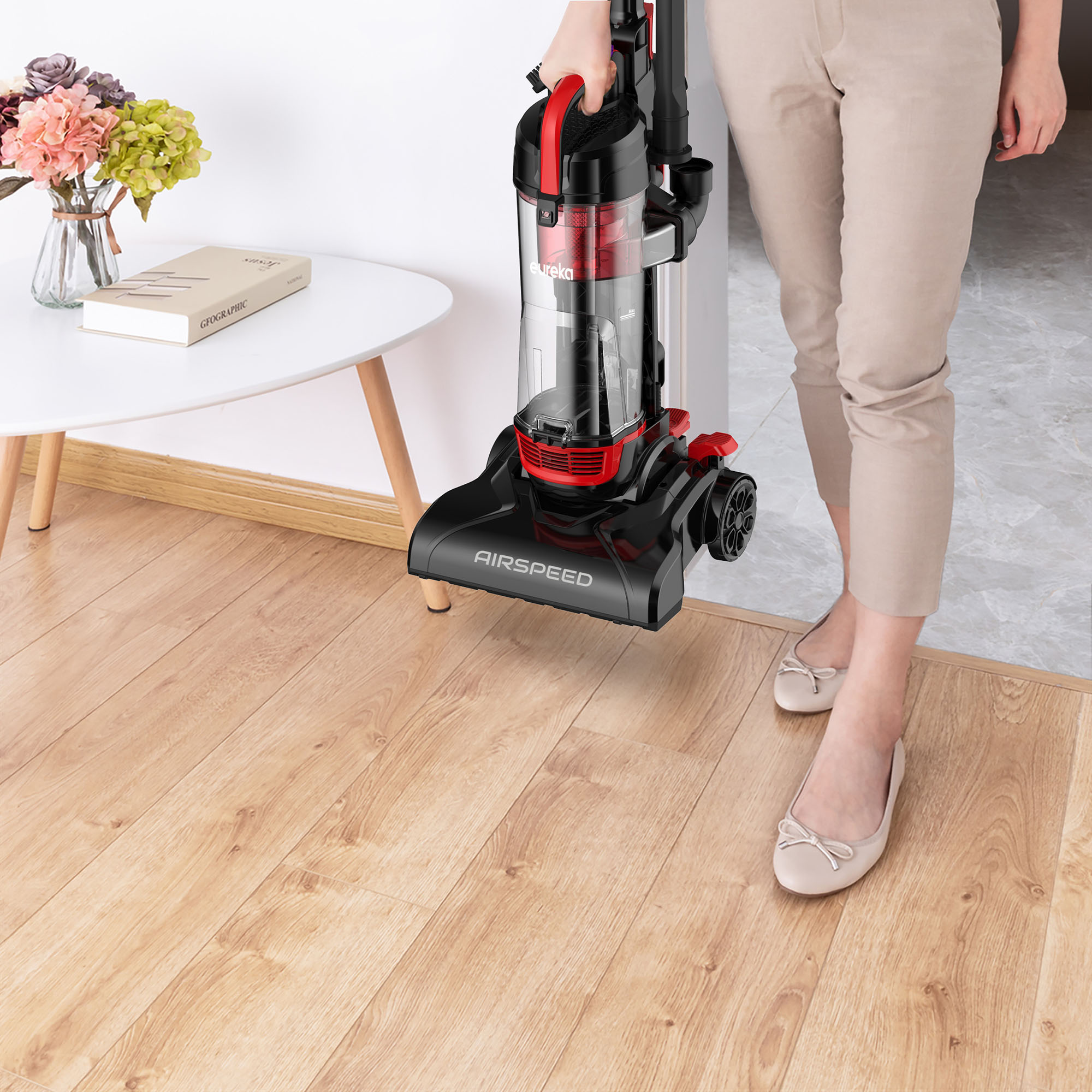 Eureka AirSpeed Compact Bagless Upright Carpet & HardFloor Vacuum
