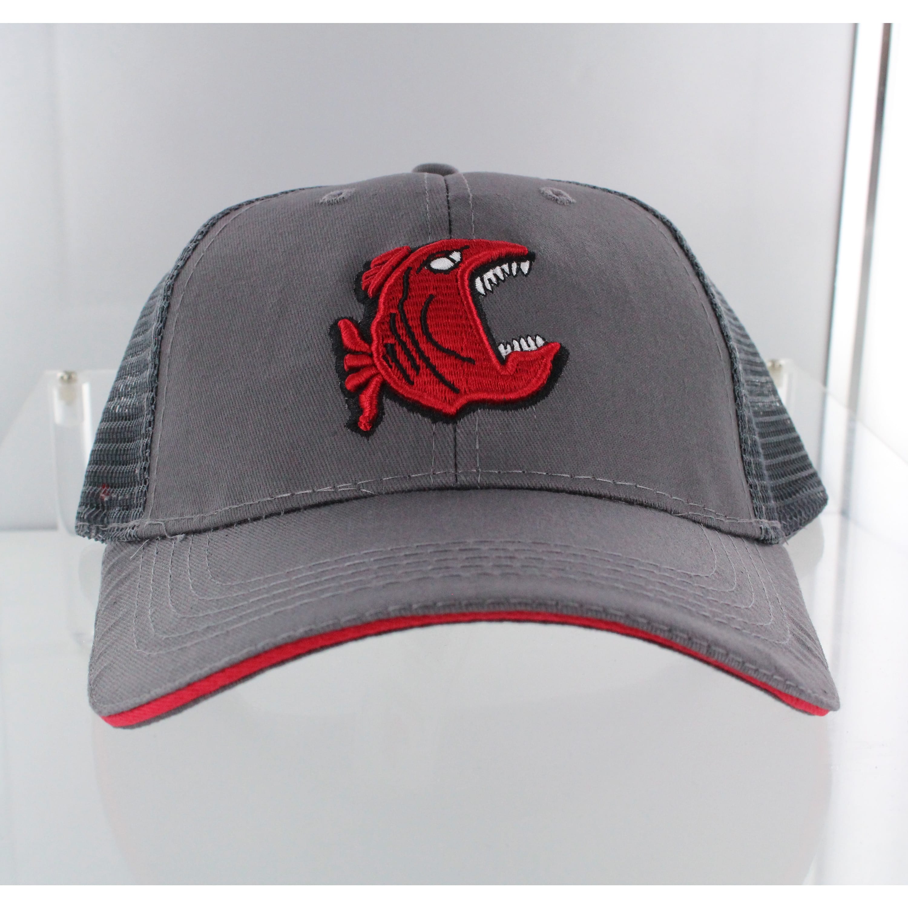 Big Bite Baits Gray Mesh Hat w/ Waffle Bill Big Bite Baits, Inc.