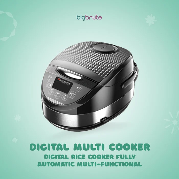 Big Brute Digital Multi Cooker / Digital Rice Cooker Fully Automatic M