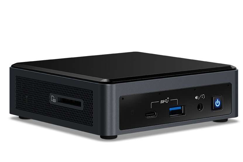 Intel NUC Mini PC 10th Gen i310110U, 8 GB RAM DDR4, 1TB HDD