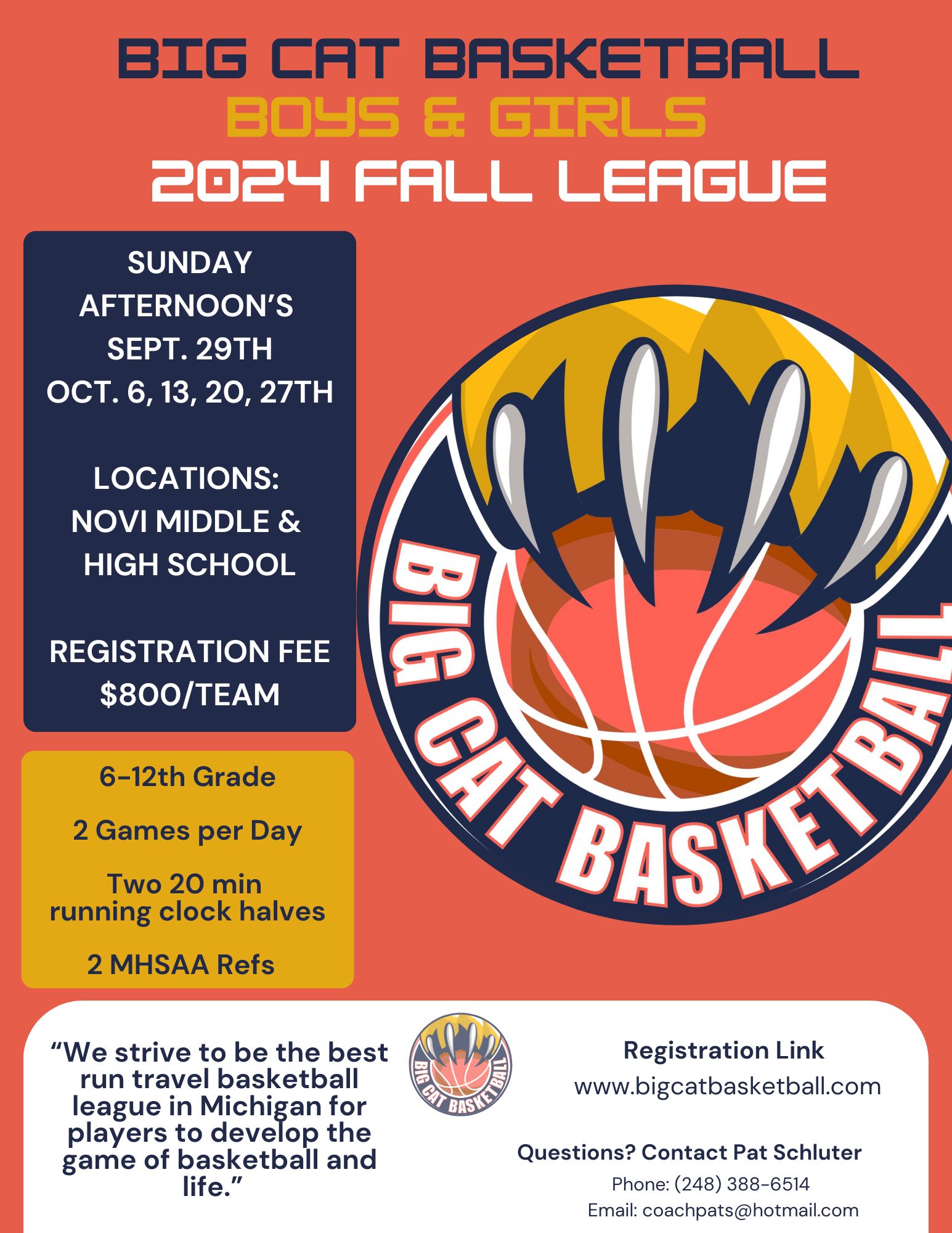 Girls League Big Cat Basketball