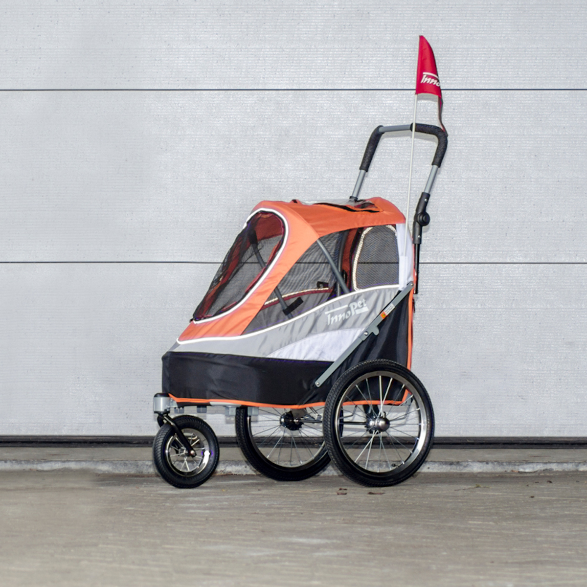 Wózek InnoPet Sporty Dog Trailer Deluxe shop orange