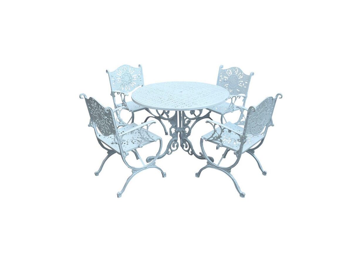 JUEGO DE JARDIN DE HIERRO FILIGRANA (858) BigCenter