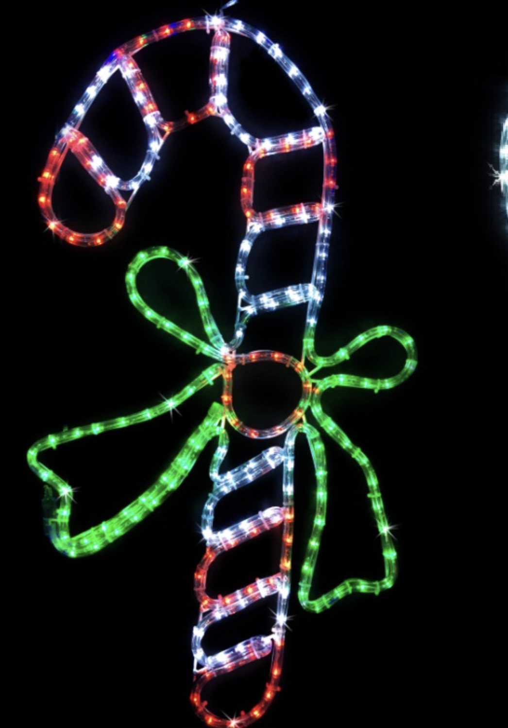 Large Outdoor Christmas Decoration Candy Cane Rope Light 80cm Big Christmas