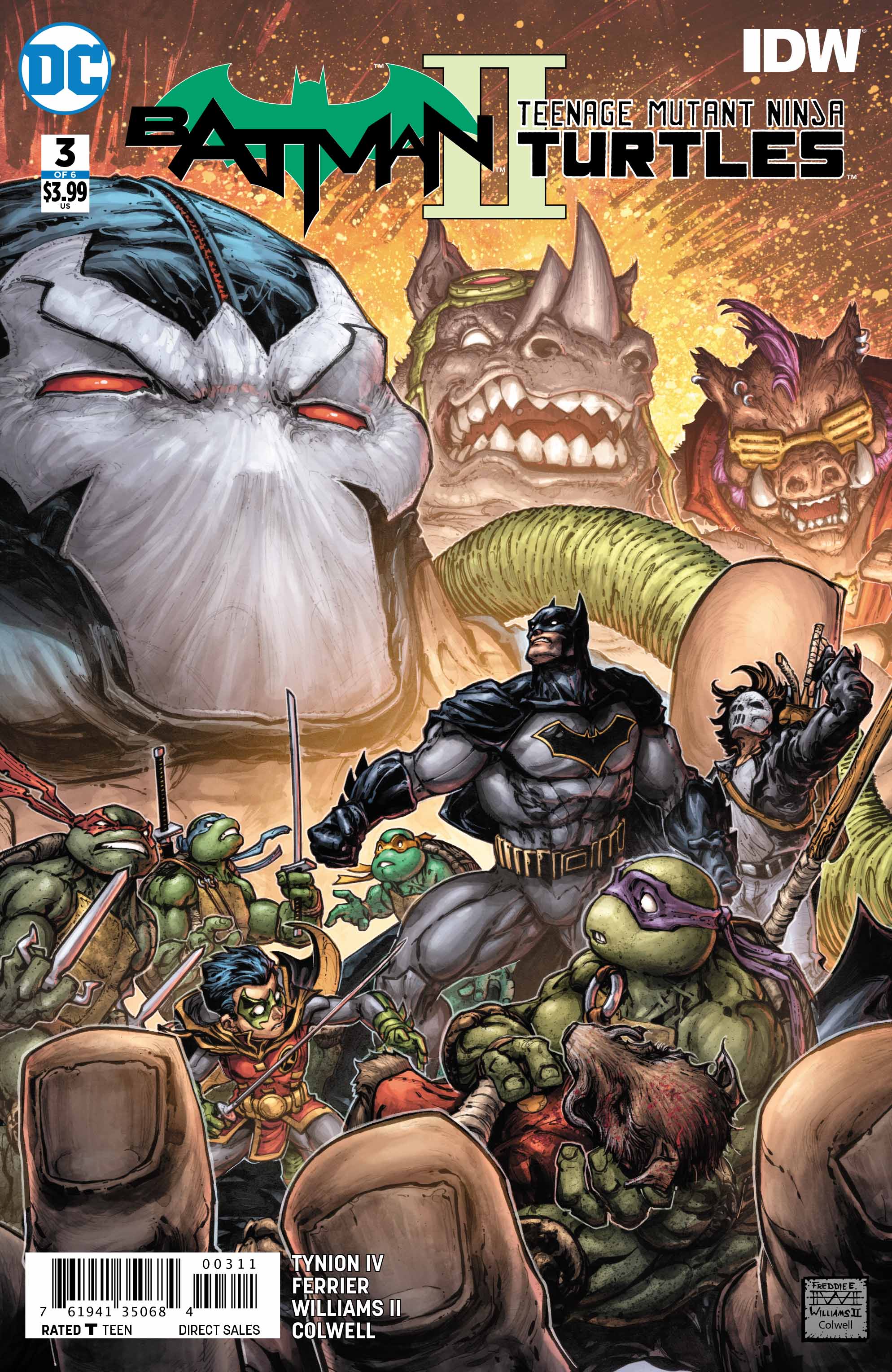 Review Batman/Teenage Mutant Ninja Turtles II 3 (DC Comics) BIG