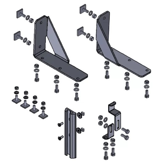 Fitting Kit Ostrich Wing Awning to Big Country Roof Rack