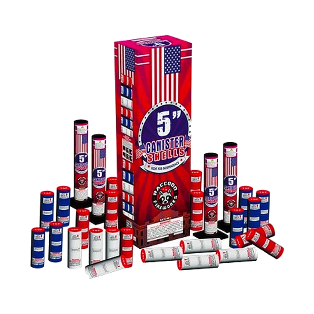 5 Inch Canister Shells Big Daddy K's Fireworks Outlet