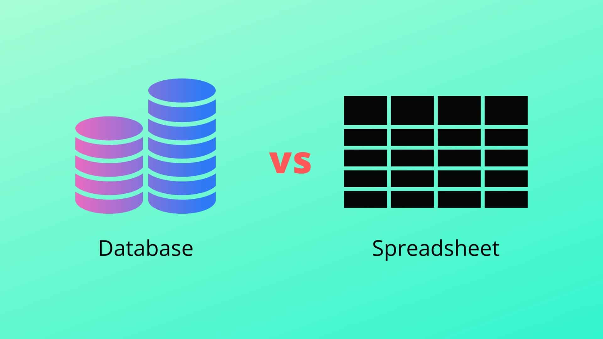 When should you use a database instead of a spreadsheet? LaptrinhX