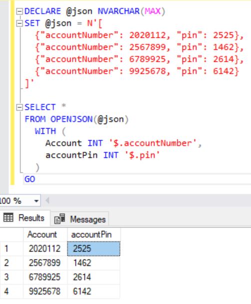 Handling “Json” and “Unstructured” Data in SQL Big Data & SQL