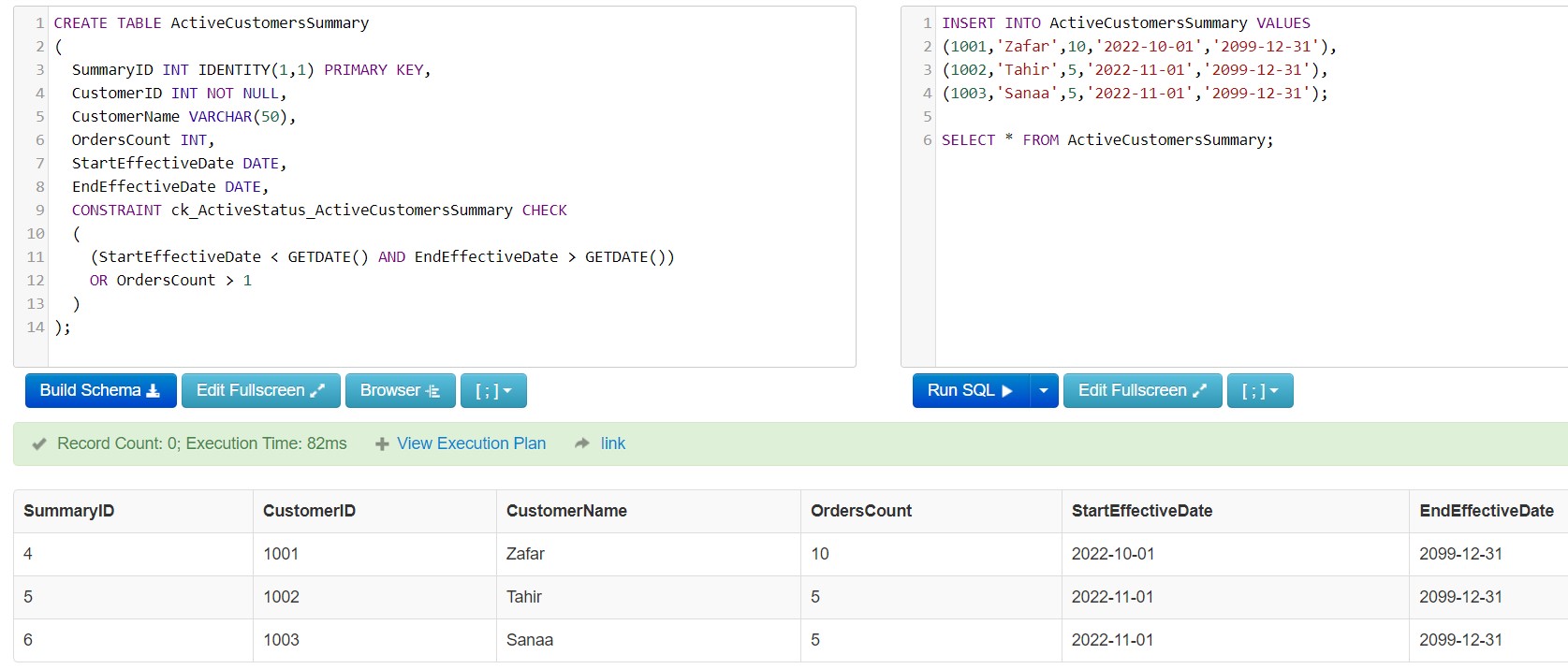 Complex CHECK Constraints in SQL Server Big Data & SQL