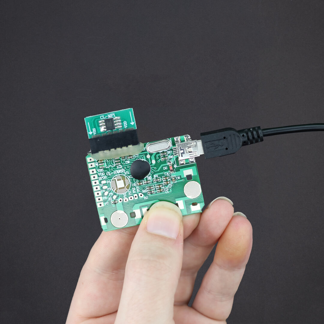 DIY Kit Greeting Card Sound Module + 1 Button 200 Sec bigDAWGS