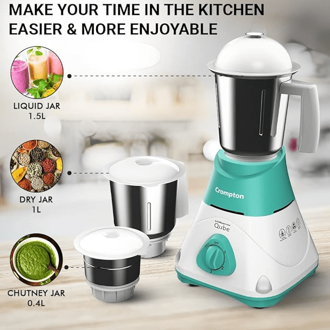 Crompton QUBE Mixer Grinder Best Other Kitchen Appliances for Sale