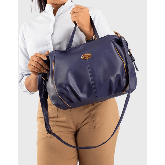 Enmark Top Handle Ladies Handbag Willow Blue Best Enmark Fashion for