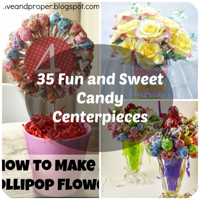 35 Sweet Candy Centerpiece Ideas for Parties