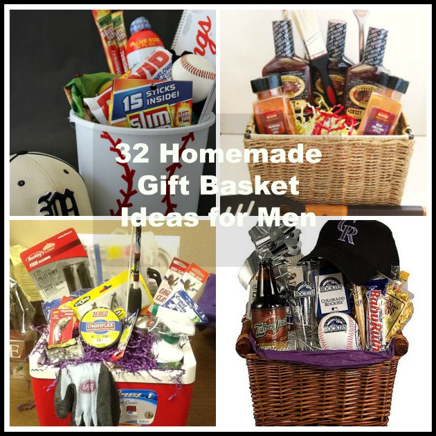32 Homemade Gift Basket Ideas for Men