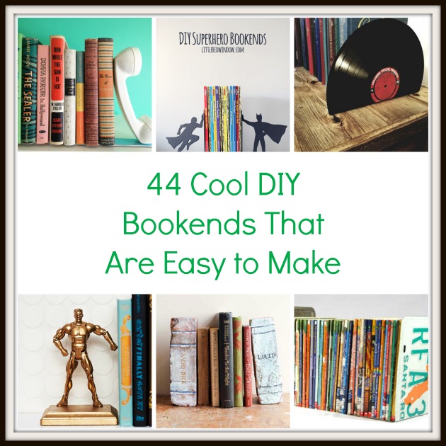 Diy bookends mentorkery
