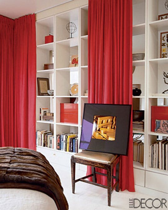 25 Creative Ideas for using Bookshelves as Room Dividers