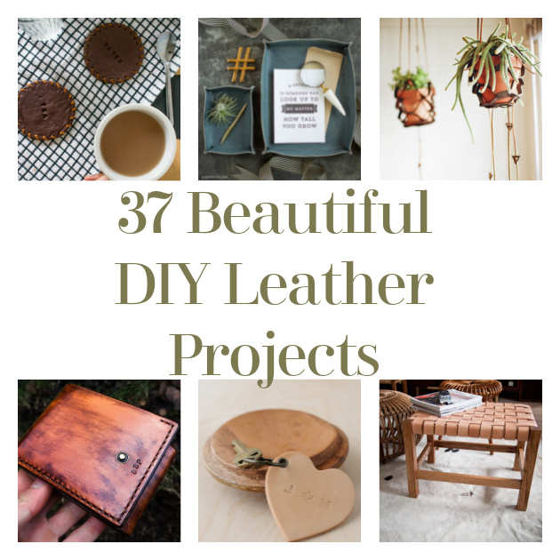 37 Beautiful DIY Leather Projects