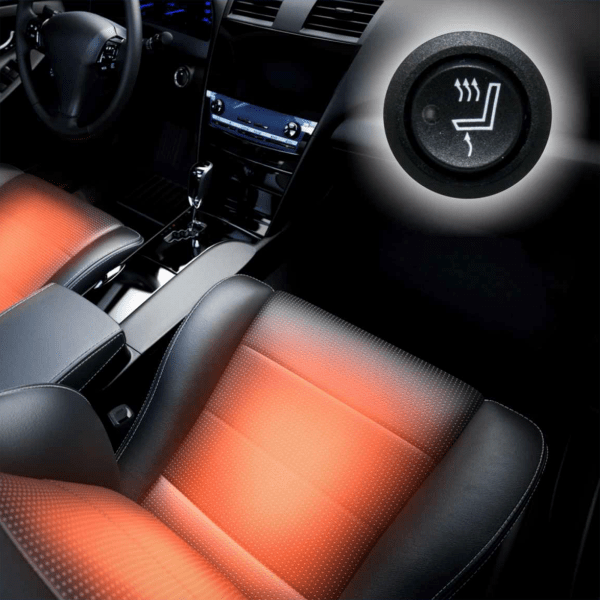 Carbon Fiber Heated Seat Kit with Switch and PlugandPlay Harness