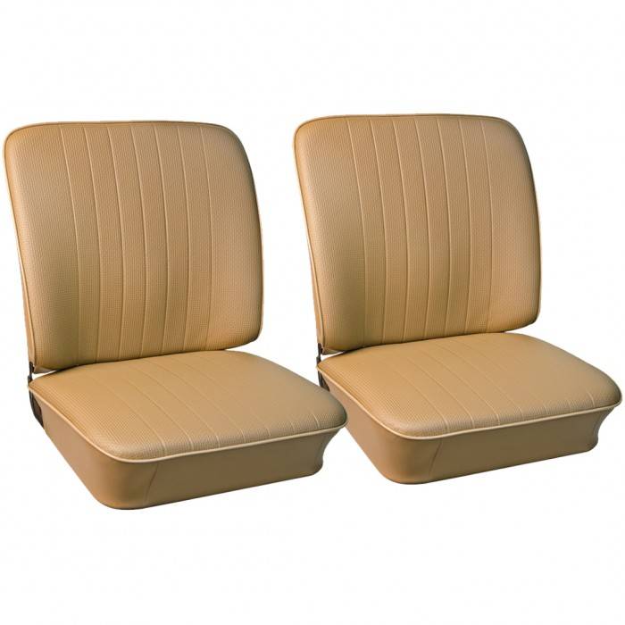 1968 73 VW Volkswagen Bus Front Bucket Seat Upholstery Pair
