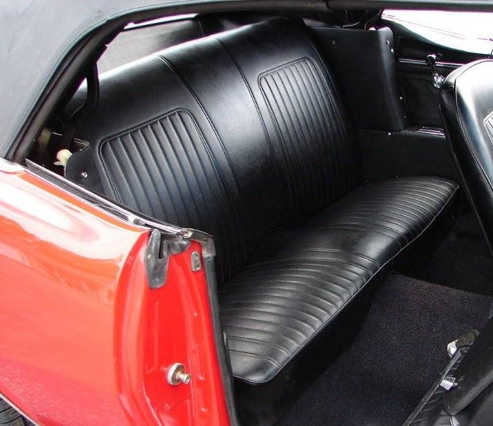 1967 1968 Camaro Coupe, Convertible Rear Bench Seat Upholstery