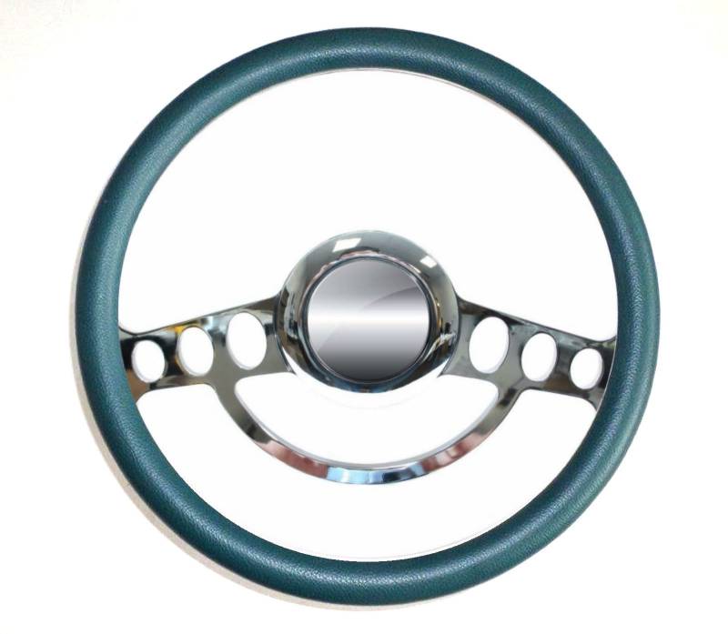 Replacement 14" Muscle Style Steering Wheel HalfWrap, Your Choice of Color