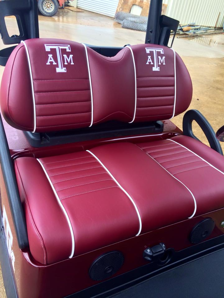 Cart Upholstery Big Dog Custom Carts of East Texas