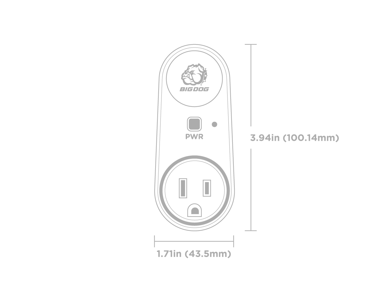 Smart Outlet Big Dog Power