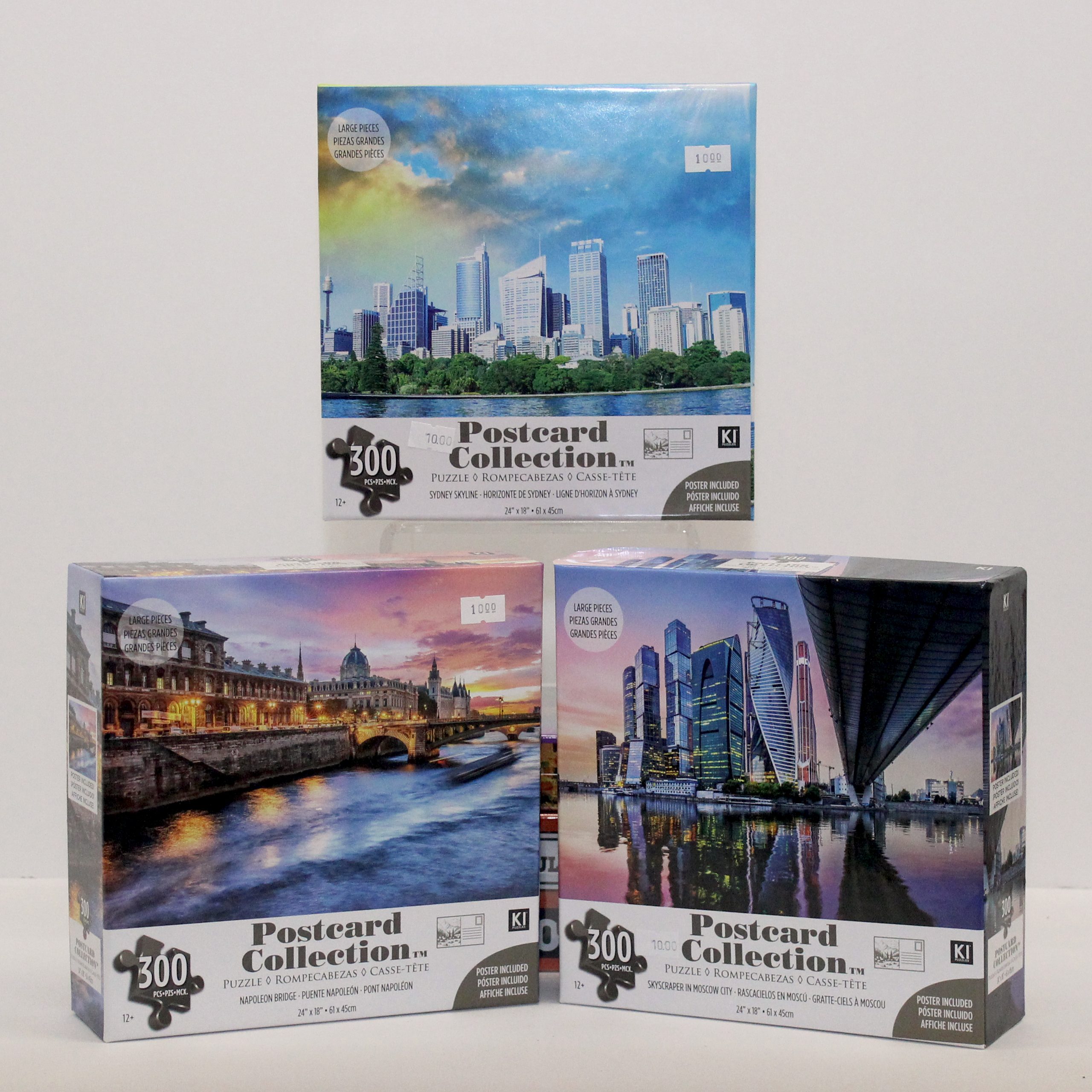 Post Card Collection Assorted 300 Piece Puzzles Big Dollar Selkirk