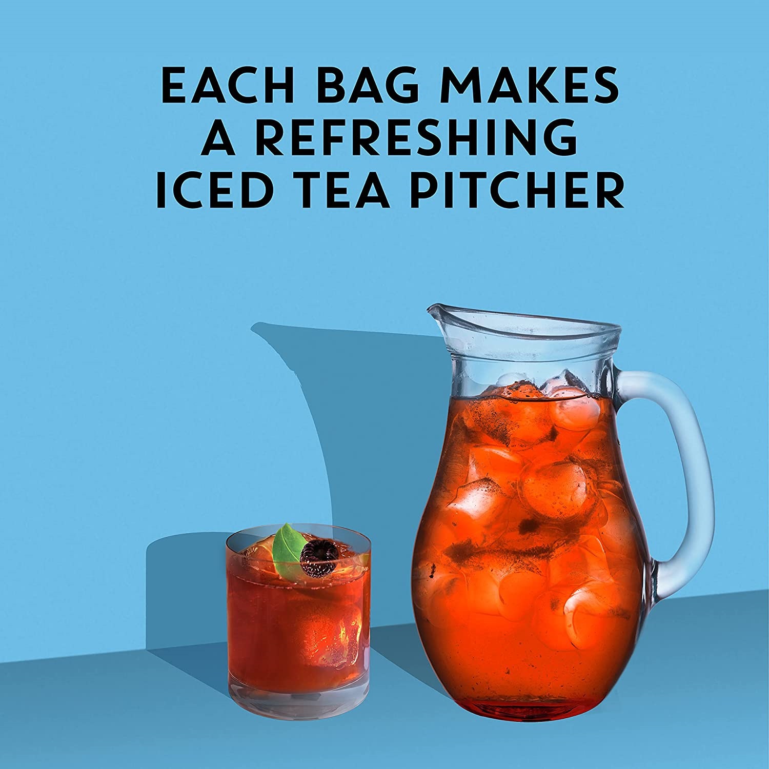 Tazo Iced True Black, Tea Bag,, 6 Ct, 4 Pack.