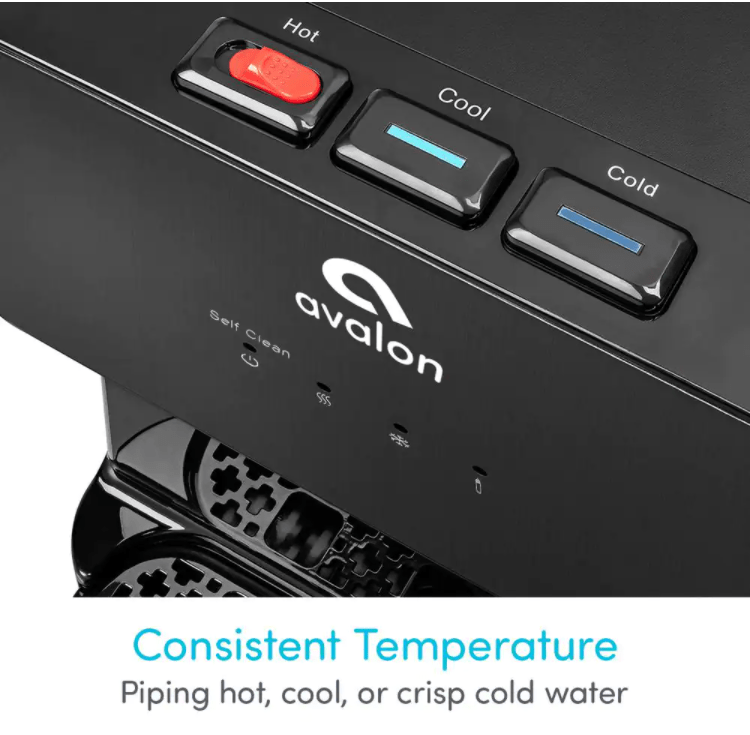 Avalon A5BLK Self Cleaning Bottleless Water Cooler Dispenser, UL/NSF