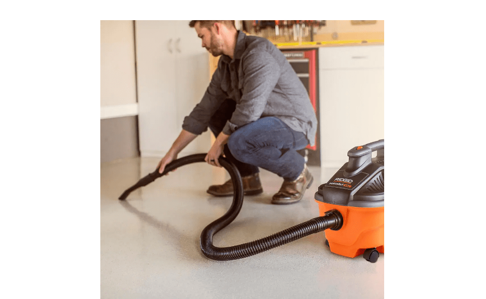 RIDGID WD4070 4 Gallon 5.0-Peak HP Portable Wet/Dry Shop Vacuum With