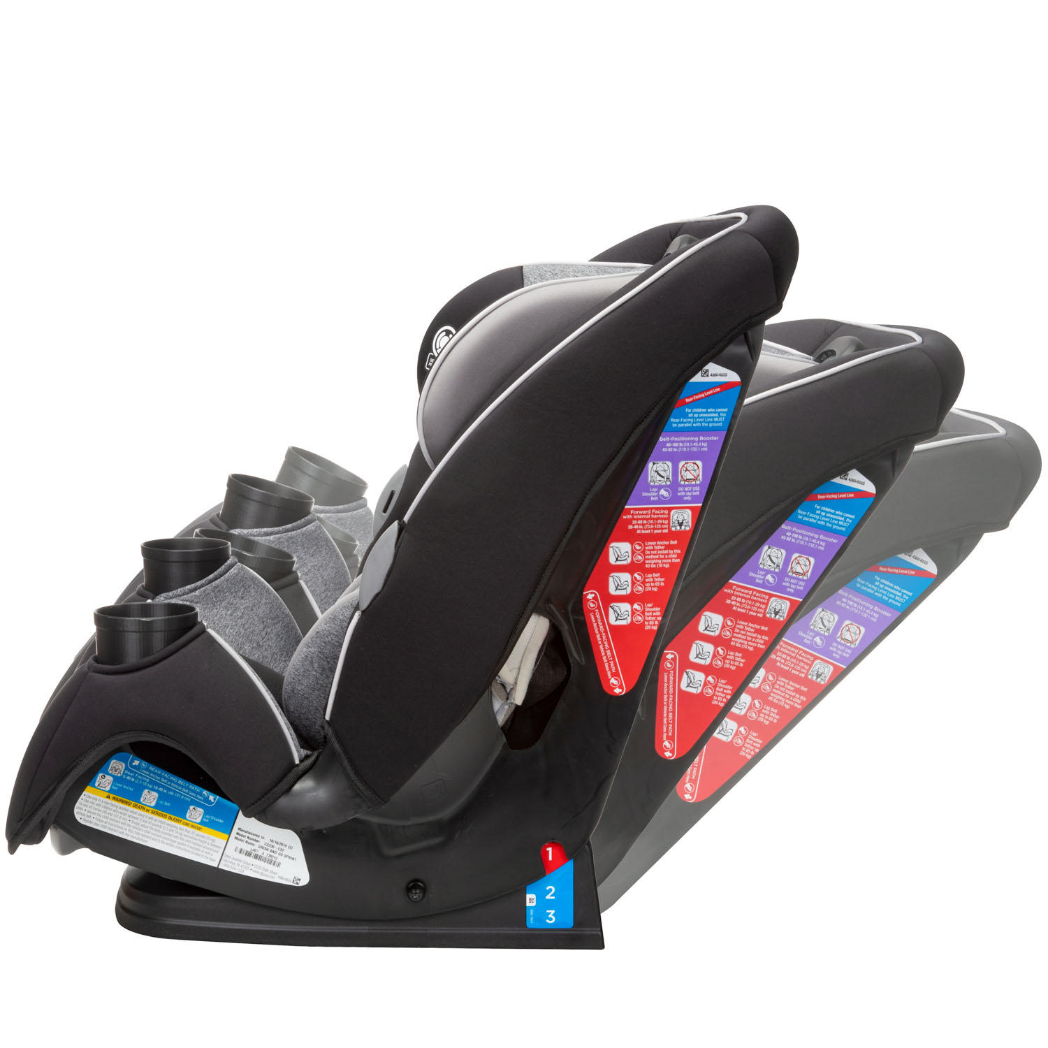 Safety 1st EverFit AllinOne Car Seat, Rearfacing 540 Pounds