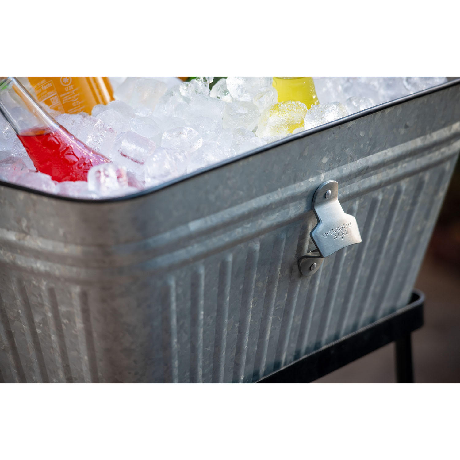 Member's Mark Beverage Tub And Tray With Stand Set