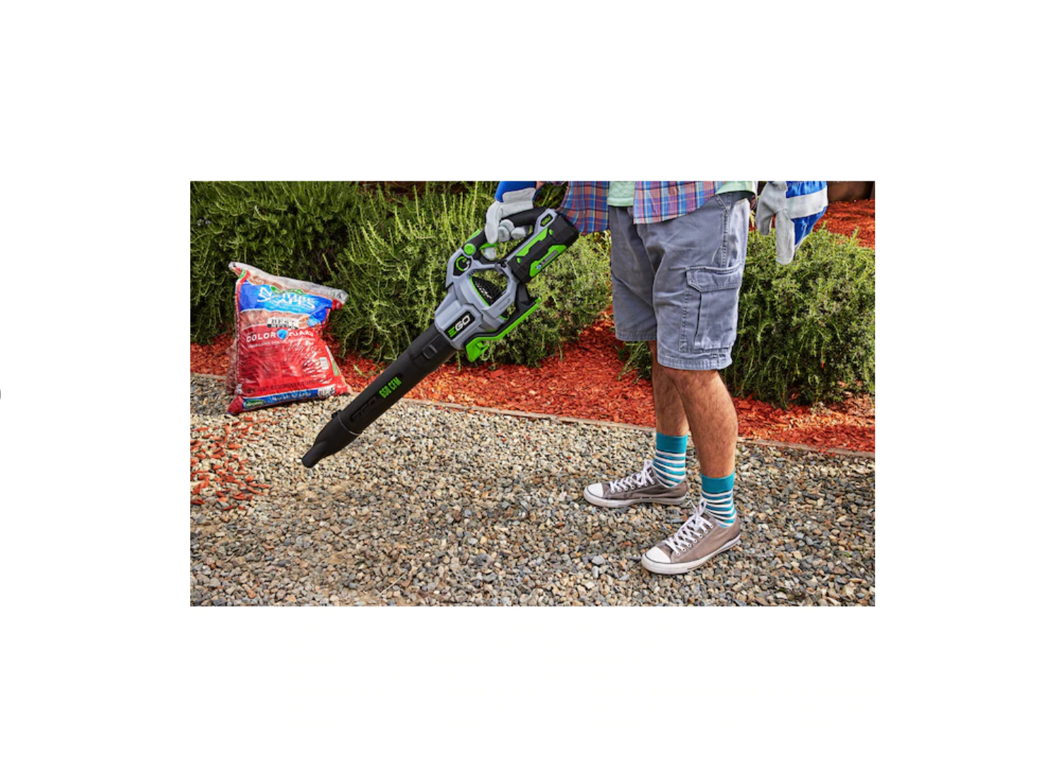 EGO LB6504 POWER+ 56volt 650CFM 180MPH Brushless Handheld Cordless Electric Leaf Blower 5 Ah