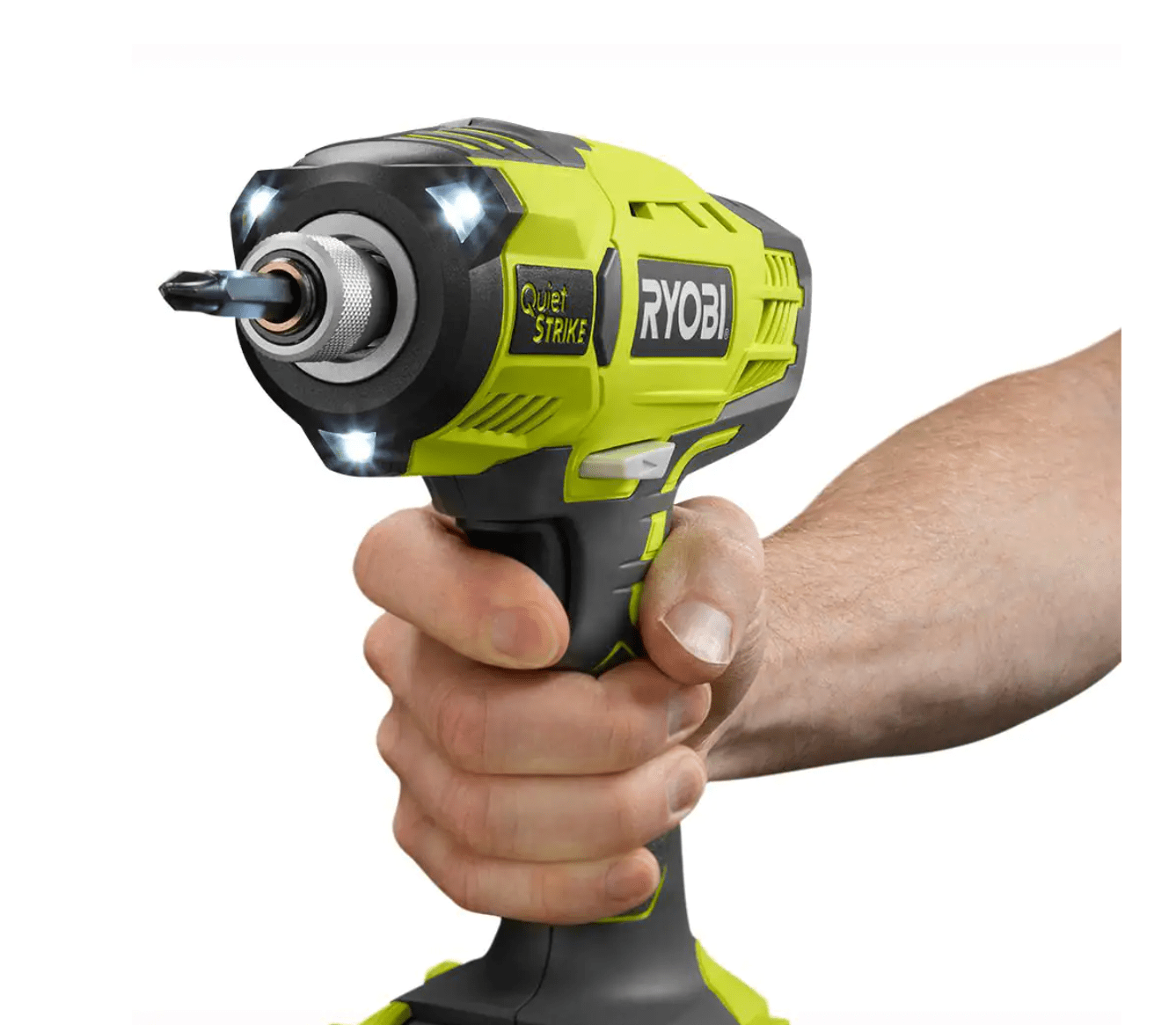 RYOBI P290 ONE+ 18V Cordless 1/4 In. Hex QuietSTRIKE Pulse Driver (Tool
