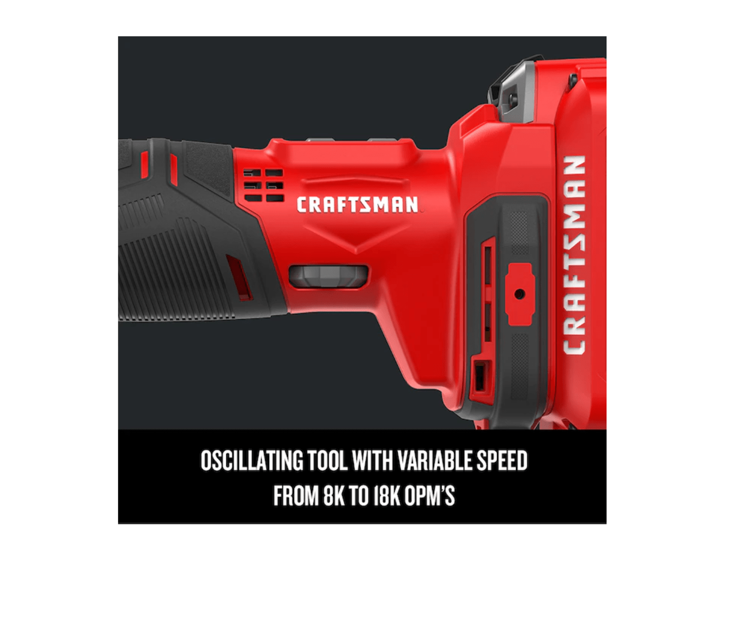 CRAFTSMAN CMCE500B V20 12-Piece 20-volt Max Variable Speed Oscillating