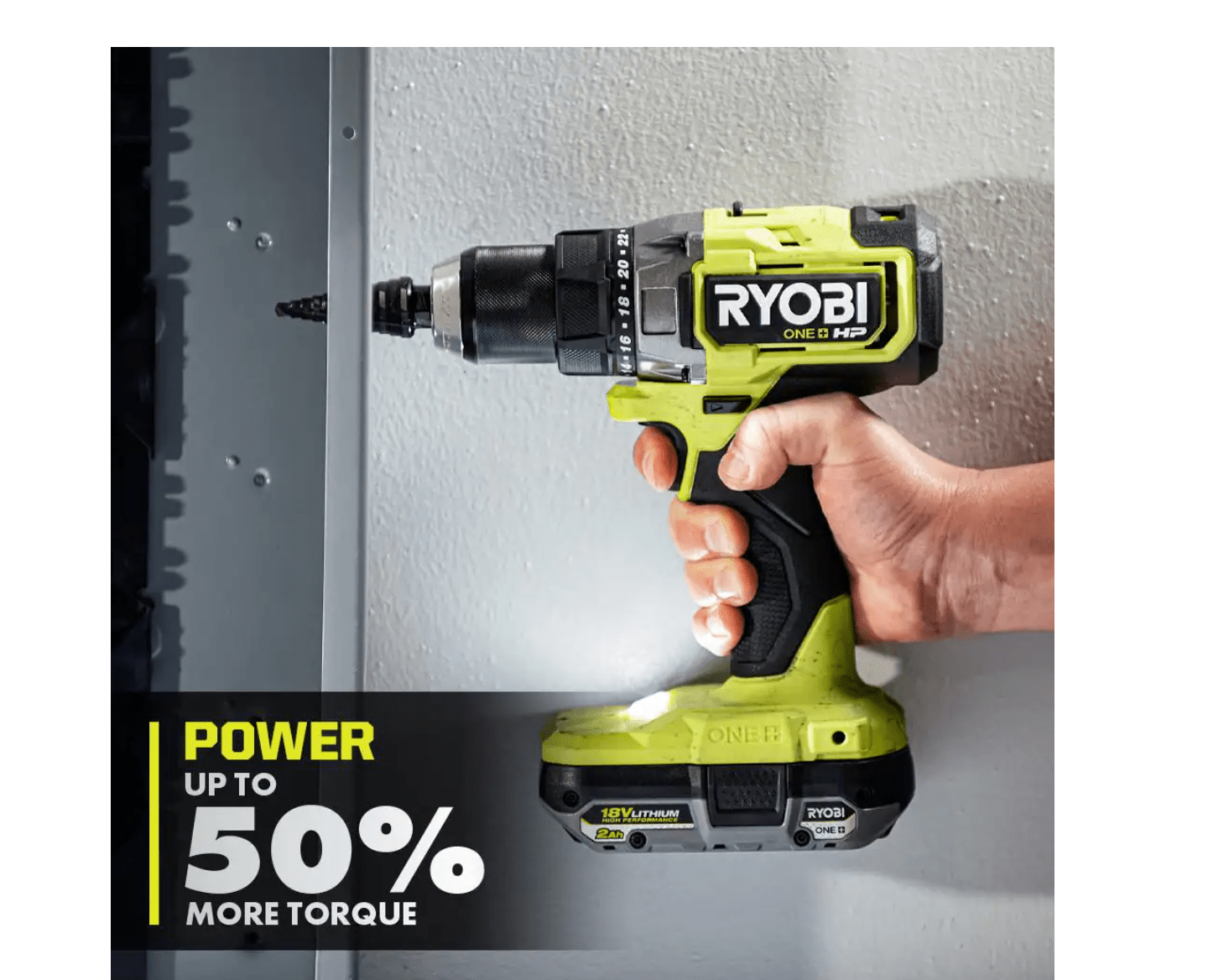 RYOBI PBLDD01K ONE+ HP 18V Brushless Cordless 1/2 In. Drill/Driver Kit