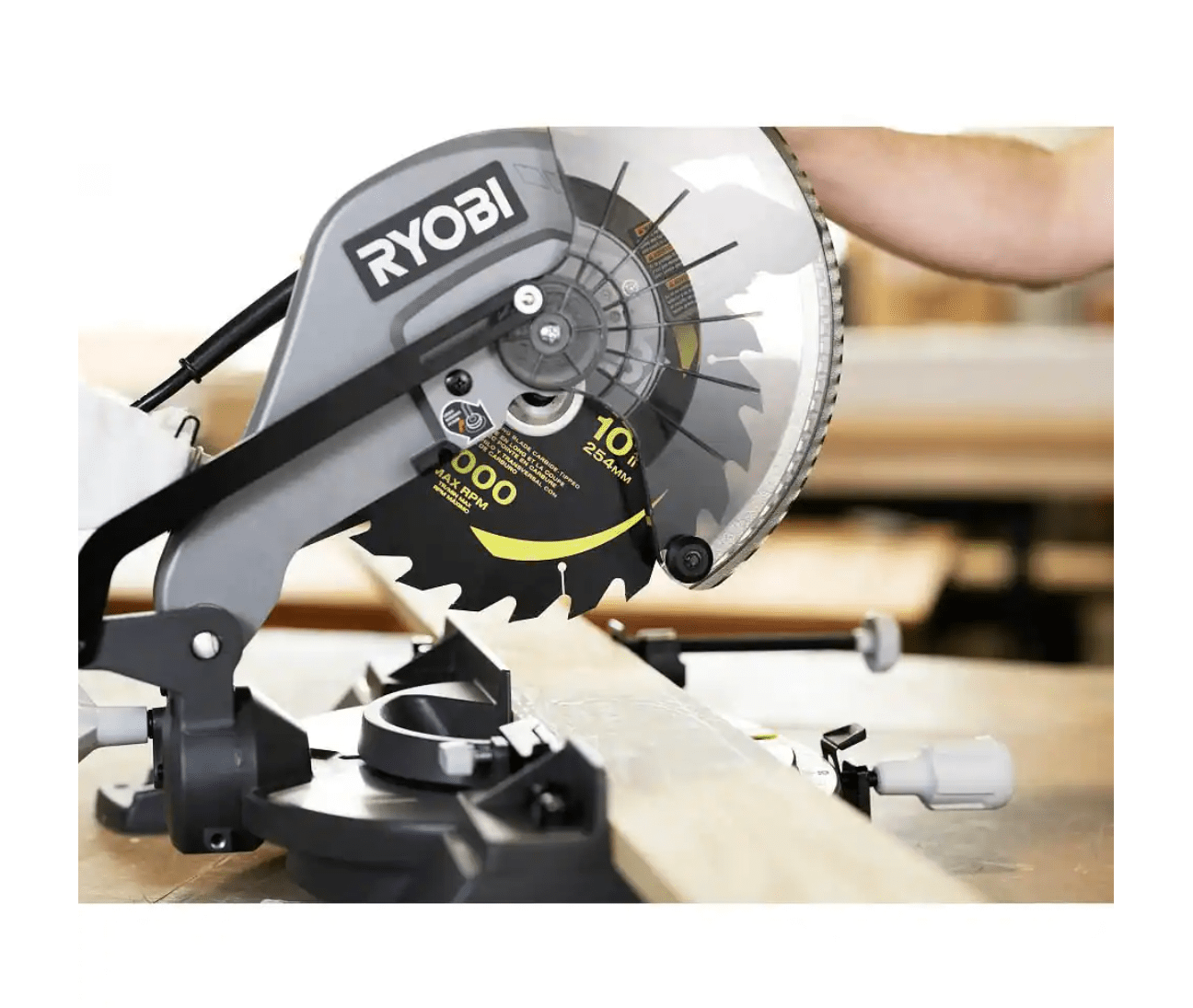 RYOBI TSS103-A181001 15 Amp 10 In. Corded Sliding Compound Miter Saw