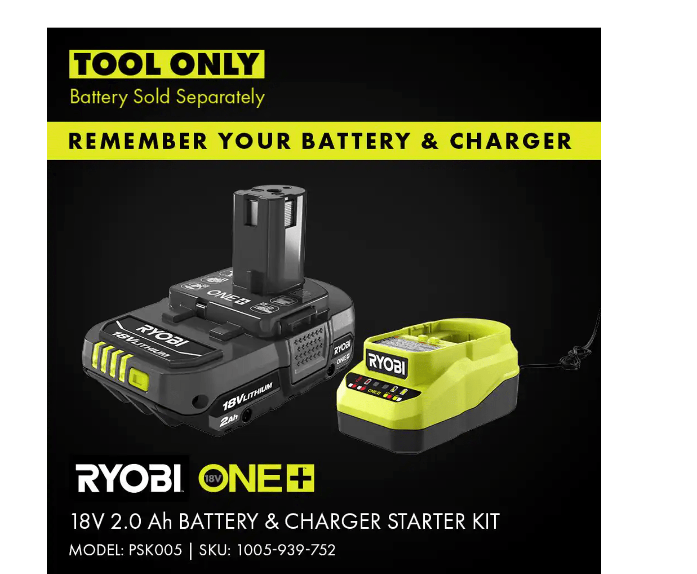 RYOBI P3240 ONE+ 18V 3 Gal. Project Wet/Dry Vacuum With Accessory