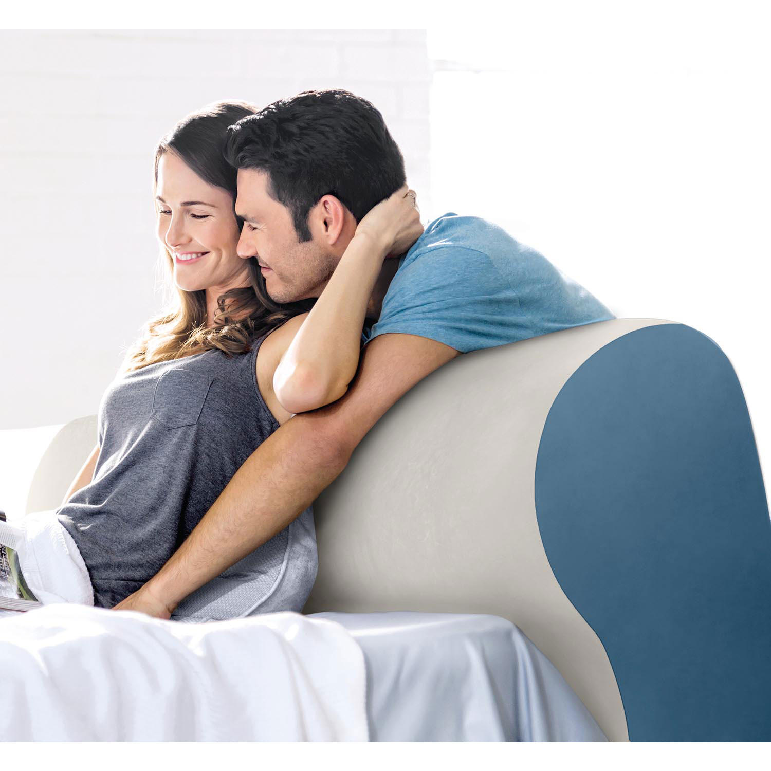 Intex Queen DuraBeam Deluxe Series Comfort Headboard Airbed With