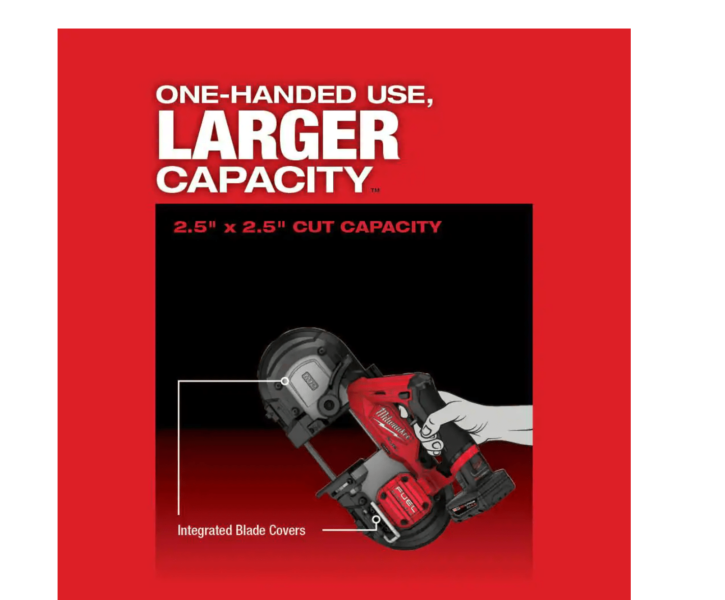 Milwaukee Band Saw 252921XC M12 FUEL 12V LithiumIon Cordless Compact