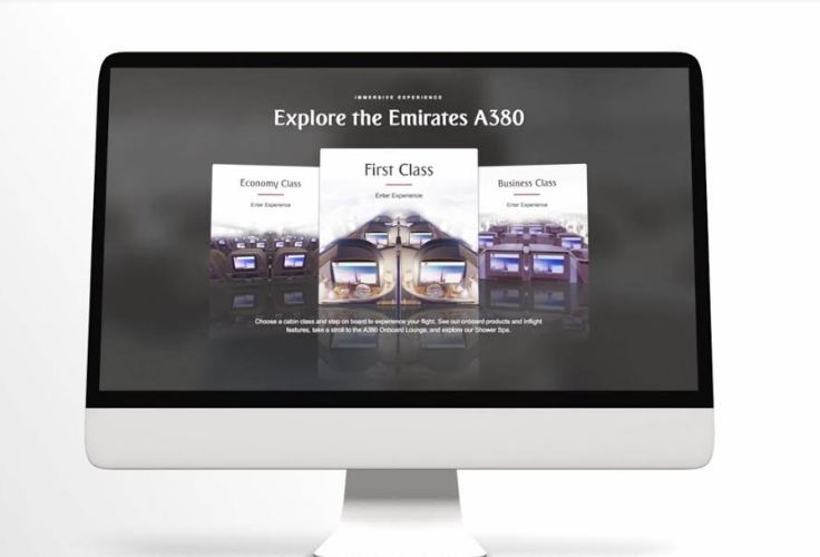 Emirates introduces web virtual reality technology