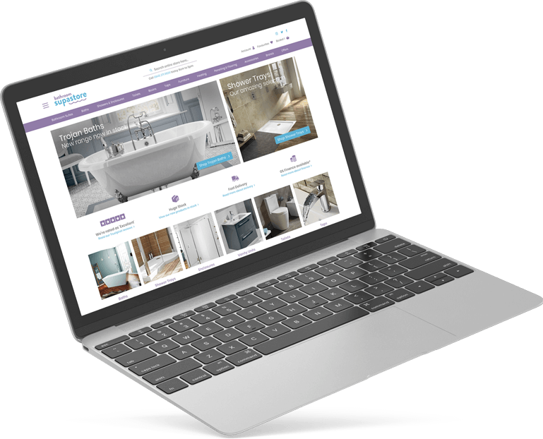 BED Casestudy Bathroom Supastore Magento 2 Bigeyedeers.co.uk