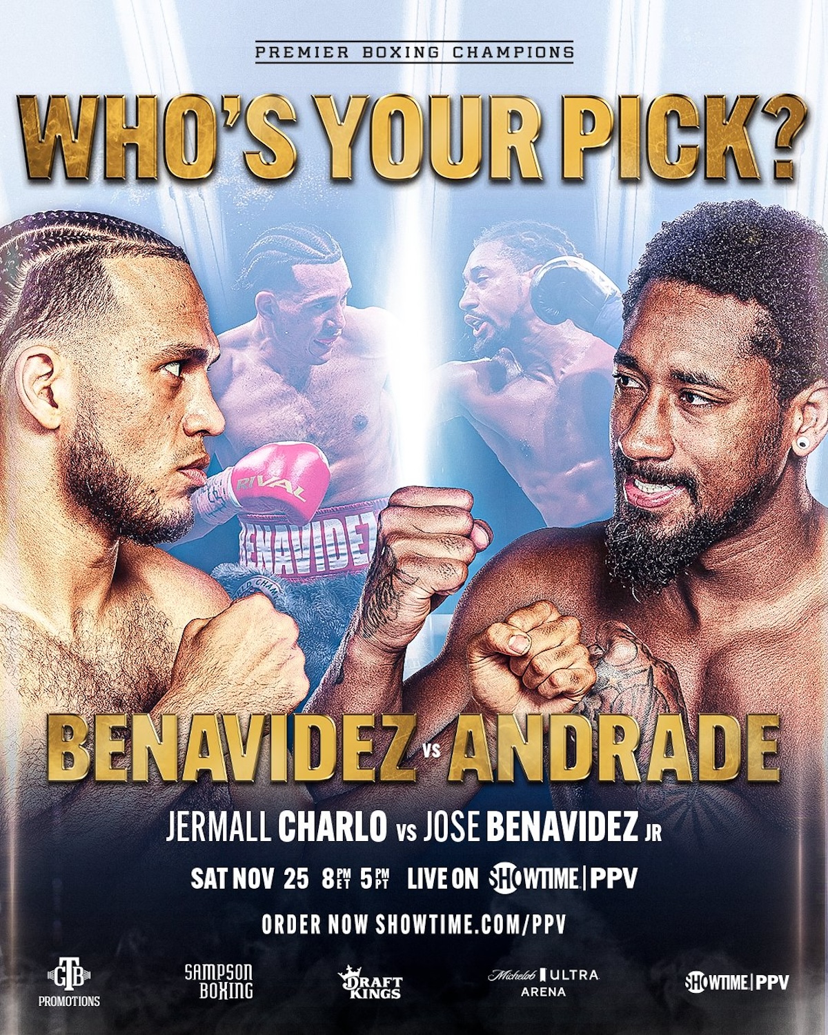 David Benavidez vs Andrade How to Stream, Odds and Fight Card