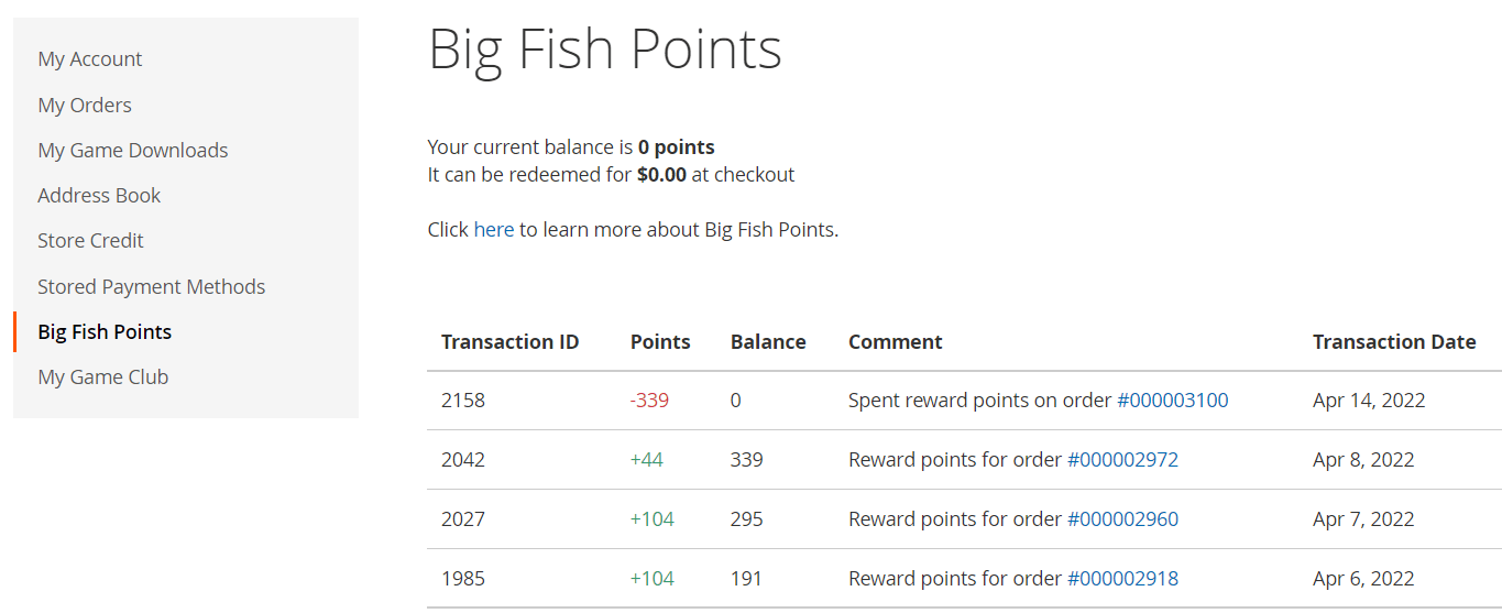 Big Fish Points Big Fish Games Help