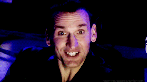 In this image, the role of me is played by the Ninth Doctor.